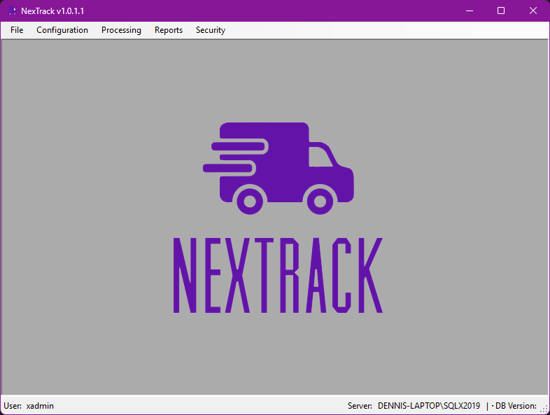 NexTrack Delivery Tracking System screenshot 1